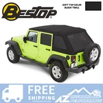 Bestop Trektop Nx Glide Soft For 07-18 Jeep Wrangler Jku 4 Door Black Twill. Fixed Price $1849.99.