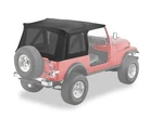 Bestop 55729-15 Replace-a-top Supertop Black Denim For 76-86 Jeep CJ7/YJ. Fixed Price $349.99.