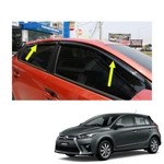 Visor Wind Deflector Weather Guard Black For Toyota Yaris Hatchback 2014 - 2017. Fixed Price $68.82.
