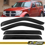 Fits 07-11 Dodge Nitro Acrylic Window Visors Rain Sun Guard Deflector 4PCS Set. Fixed Price $26.65.