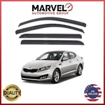 Out-channel Window Sun Vent Visor Rain Guard Deflectors For Kia Optima 2011-2015. Fixed Price $31.90.
