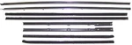 1963 Ford Galaxie 500 Sunliner Convertible Window Sweep Seals, Belt Molding. Fixed Price $184.37.