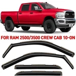 Rain Guards Vent Visors Shade For 2010-2026 Dodge Ram 2500/3500 Crew Cab. Fixed Price $62.99.