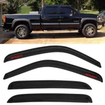 Fits 01-06 Chevy Silverado Gmc Sierra Crew Cab Window Visor Rain Guard & Sport. Fixed Price $42.49.