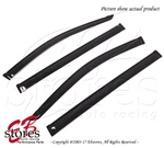 For Dodge Grand Caravan 2008-16 Outside-mounted Deep Black Jdm Window Visors 4PC. Fixed Price $43.01.