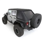 Smittybilt Black Bowless Combo Top W/tinted Windows Kit For Jeep Wrangler Jk 4DR. Fixed Price $918.95.