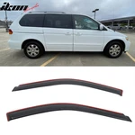 Fits 99-04 Honda Odyssey Channel Window Visors Sun Rain Vent Deflectors. Fixed Price $38.99.