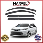For Toyota Sienna 2021-2024 Black Window Vent Visor Rain Guards Deflectors. Fixed Price $28.90.