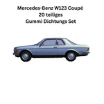 Mbzclassicparts W123 Coup Window Seal Kit Full Set 20-PIECE Black. Fixed Price $1588.05.