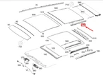 New Mercedes-benz Gle W167 Rear Left Lift Roof Panel Sliding A1677803300. Fixed Price $392.19.