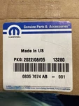 Genuine Mopar Sunroof Motor 68357674AB 2019-2024 Ram 1500 Jeep Grand Cherokee. Fixed Price $239.99.