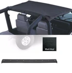 Black Vinyl Standard Top New 90701 Plus Header 90101 76-1986 For Jeep CJ-7 CJ7. Fixed Price $119.99.