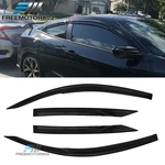 Window Visors Fits 16-20 Honda Civic Coupe Mugen Style Vent Rain Sun Guards 4PCS. Fixed Price $79.99.