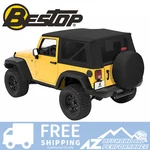 Bestop Sailcloth Replace For 11-18 Jeep Wrangler Jk 2DR Tint Windows Black. Fixed Price $749.99.