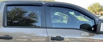 Avs 3M Tape-on Outside Mount Rain Guards Vent Visors For 17-24 Nissan Titan Crew. Fixed Price $79.99.