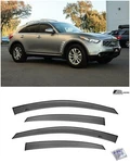 For 09-17 Infiniti FX35 FX37 FX50 QX70 Eos Visors Side Window Vent Rain Guards. Fixed Price $24.99.
