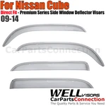 Wellvisors Window Vent 2009-2014 For Nissan Cube Sun Rain Deflectors. Fixed Price $81.99.