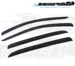 Dark Smoke Outside Mount Visor Rain Guard 4PCS For Dodge Ram 2500 Mega Cab 06-09. Fixed Price $43.67.