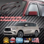 In-channel Vent Shades Snow Rain Guard Wind Deflector For 2019-24 Infiniti QX80. Fixed Price $59.99.