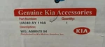 UA040 AY110A Brand New Kia Sunroof Deflector 04-09 Amanti. Fixed Price $20.00.