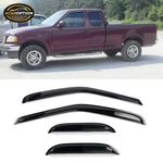 Fits 97-03 Ford F150 F250 Extended Cab Window Visors Rain Sun Guard Vent. Fixed Price $28.99.