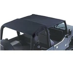Rampage Safari Combo Brief Top For Jeep Wrangler Tj 1997-2006 (black Denim). Fixed Price $125.00.