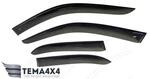 Tape-on Windows Visors Deflector Sun Rain Guard For Mazda 323 Familia Protege. Fixed Price $109.00.