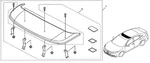 2016-2020 Honda Genuine Moonroof Visor Air Deflector Sedan Oem 08R01-TBA-100. Fixed Price $166.61.