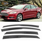 Fits 13-18 Ford Fusion Mugen Style Window Visors Rain Sun Vent Guards 4PCS. Fixed Price $27.99.