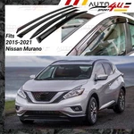 Fit Nissan Murano 15-21 Window Vent Visors Sun Rain Guards Shade Deflectors. Fixed Price $25.99.
