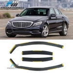 Fits 15-21 Benz W205 Class Sedan In-channel Window Visors Vent Rain Guards Pc. Fixed Price $45.99.