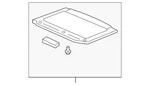 Genuine Honda Sunshade Assembly *G64L* (olive) 70600-SHJ-A41ZA. Fixed Price $206.41.