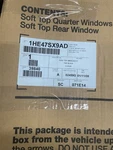 Jeep Soft Rear And Side Panel Windows 1HE47 SX9AD. Fixed Price $209.99.