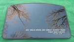 Aftermarket Asc Inalfa Model 800 Inbuilt Sunroof Glass Panel With Brackets. Fixed Price $194.75.