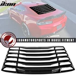 Fits 16-24 Chevrolet Camaro Rear Window Louver Sun Shade Cover Vent Gloss Black. Fixed Price $178.99.