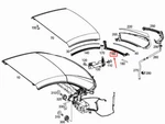 Mercedes-benz Sl R231 Rear Left C-pillar Sealing A2317900398 No Duties. Fixed Price $183.63.