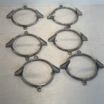 Lot Of New Vintage 1962 Chevy Impala Tail Light Trim Rings. Fixed Price $108.80.