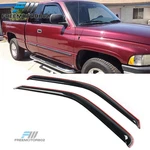 Fits 94-02 Dodge Ram 1500 2500 3500 Window Visors Rain Sun Guard Deflector. Fixed Price $28.61.