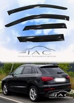 For Audi Q3 11-18 Out Channel Window Visor Vent Sun Shade Rain Guard Door. Fixed Price $84.99.