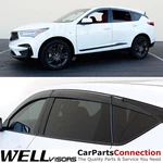 Wellvisors Window For Acura Rdx 19-26 Deflector Rain Guard Black Trim 6PC. Fixed Price $149.99.