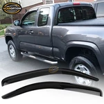 Fits 16-24 Toyota Tacoma Access Cab Window Visors Rain Sun Guard Vent 2PC Set. Fixed Price $29.99.