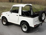 Best Strapless Targa Bikini Top-white Denim For Suzuki Samurai SJ410 SJ413. Fixed Price $99.99.