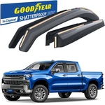 Sun Rain Visors Wind Guards For 2019-2026 Chevrolet Silverado 1500 Crew Cab. Fixed Price $98.99.