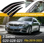 Fits Bmw G20 G28 G21 Series 2019-23 Window Visors Vent Deflectors Rain Guards. Fixed Price $39.99.
