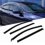 Window Visor Rain Guard 4PCS For Audi A6 Sedan 2005-2011 Tape-on Dark Smoke. Fixed Price $28.72.
