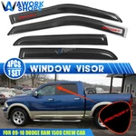 Fits 09-24 Ram 1500 10-25 Dodge 2500 3500 Crew Cab Mega Window Visors. Fixed Price $42.49.