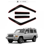 Fits 06-10 Jeep Commander In-channel Side Window Deflectors Acrylic Rain Shade. Fixed Price $39.99.