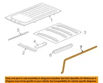 Hummer Gm Oem 03-09 H2 Roof-weatherstrip Seal Left 25868657. Fixed Price $195.98.