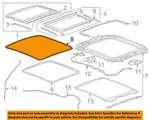 Gm Oem 10-20 Impala,lacrosse Sunroof-outer W'strip 25842116. Fixed Price $643.70.