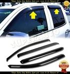For 2014-2018 Chevrolet Silverado 1500+2500+3500 Double Cab Smoked Window Visors. Fixed Price $32.99.